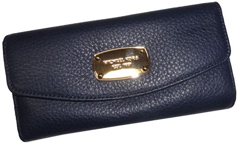 michael kors jet set item slim flap wallet leather|michael kors large trifold wallet.